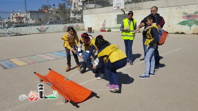 كفرقاسم : نظام وانتظام ومسؤولية في التمرين المدني في مدرسة جنة ابن رشد الابتدائية 